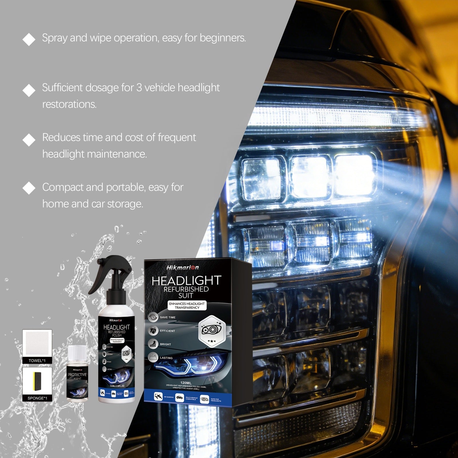 ClariMotiv Headlight Restoration Kit