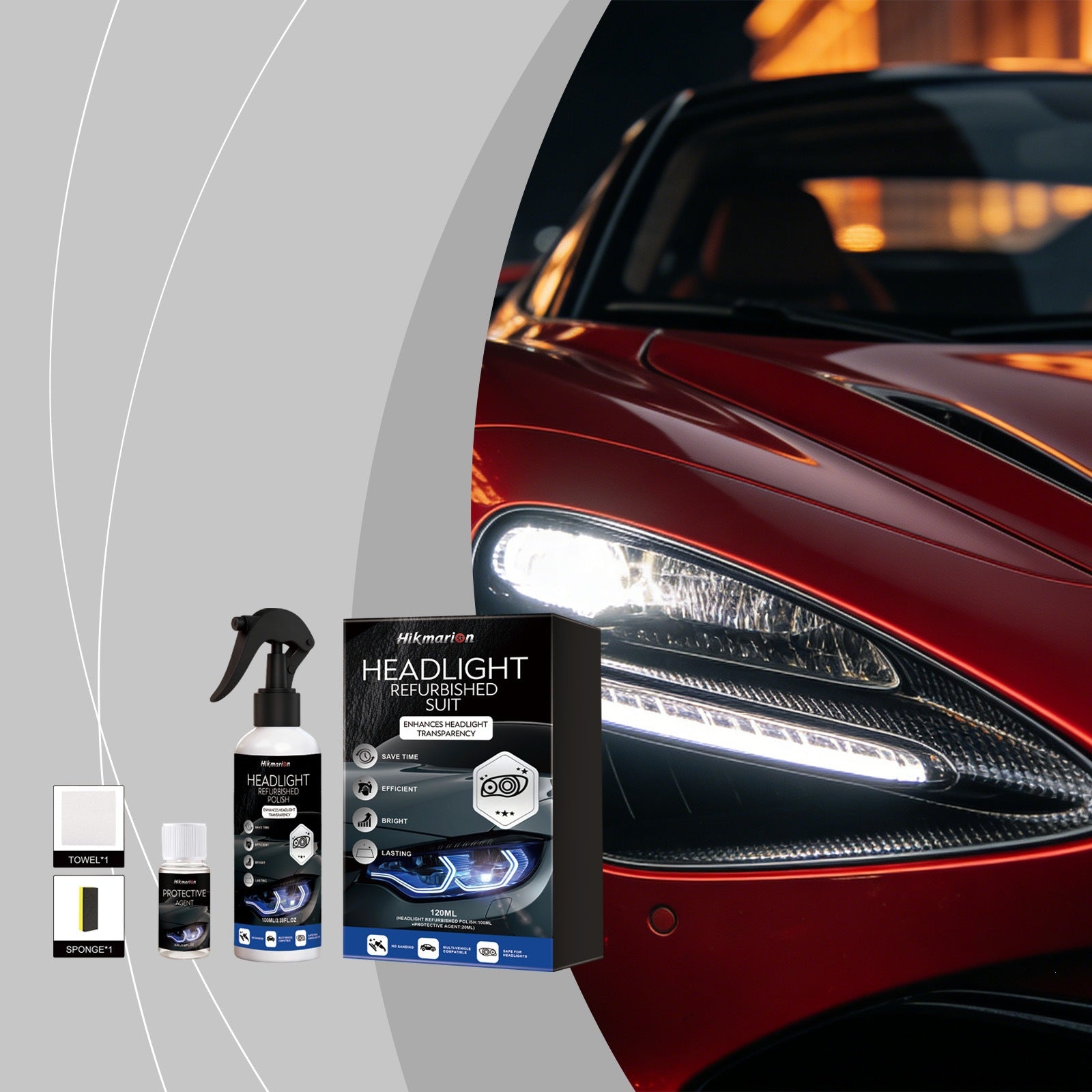 ClariMotiv Headlight Restoration Kit